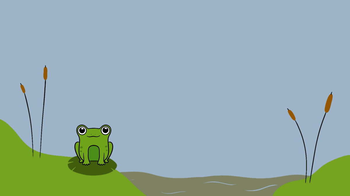 Froggy blinking